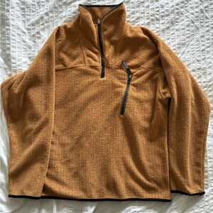 Patagonia Men's Mustard Zip-Up Sweater